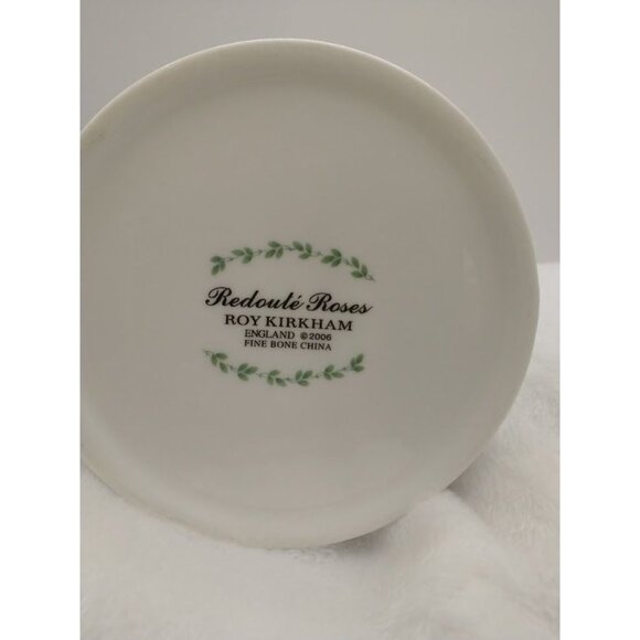 2006 Roy Kirkman Redoute Rose Cotton Storage Jar with Lid 6" Tall - Picture 9 of 9